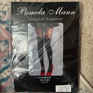 NWT Pamela Mann Dinosaur/thigh High Tights